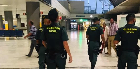 Guardia Civil am Flughafen Fuerteventura