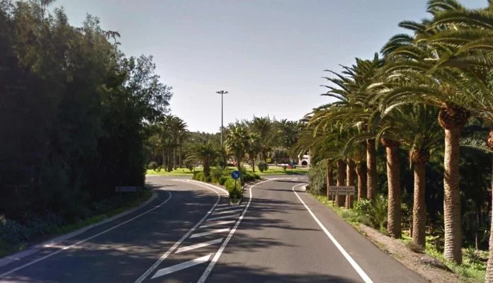 Schwerer Verkehrsunfall in Costa Calma Bildquelle: Google Earth